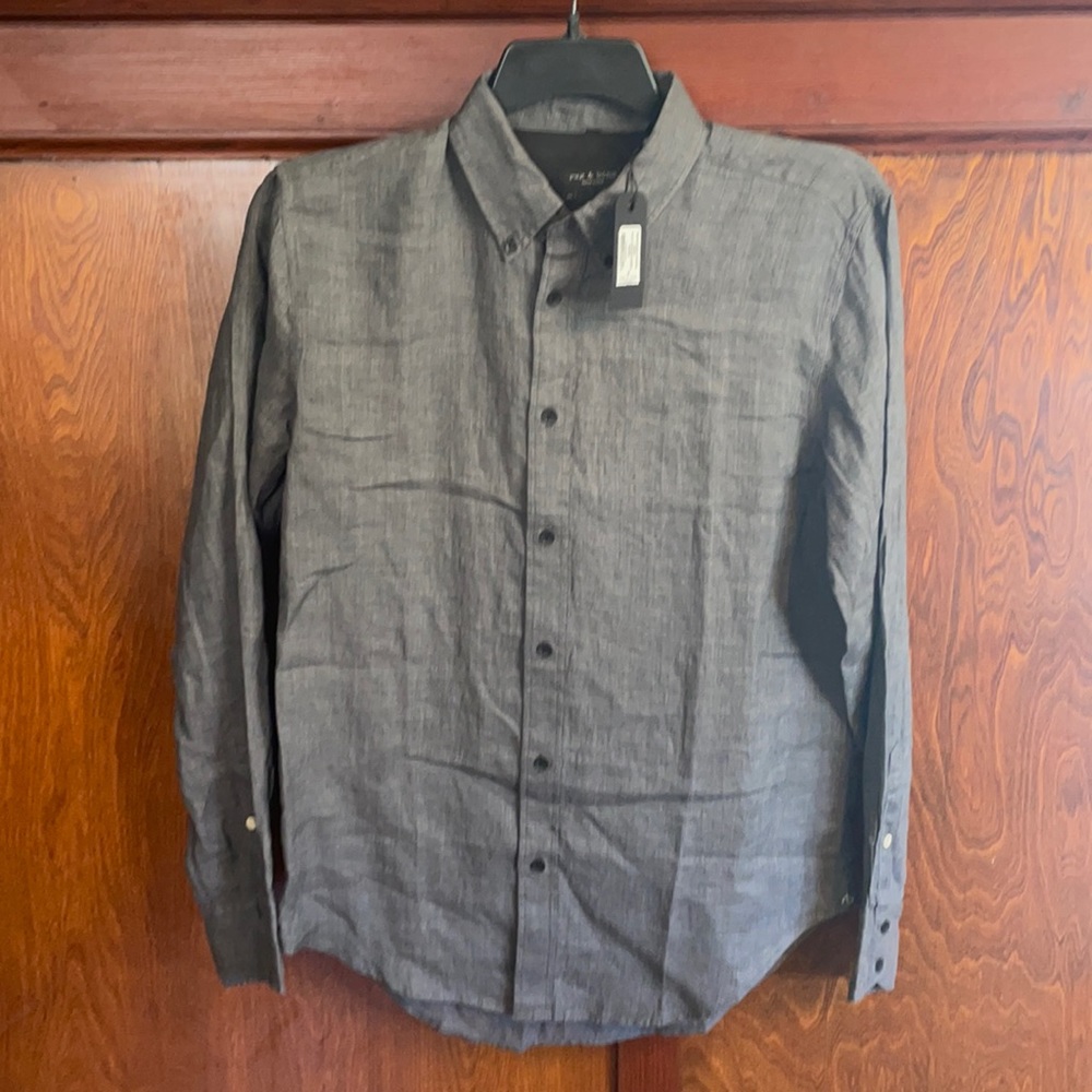 NWT Rag&bone Linen tomlin Shirt Size M
